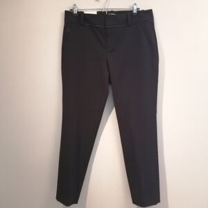 NWT Calvin Klein Modern Ankle Slim Fit Trouser Pants Plum Size 8